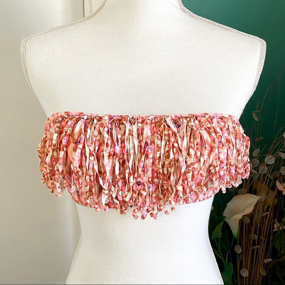 Victoria’s Secret Bikini Bandeau Fringe Top